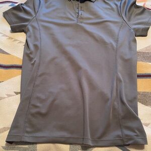 Hylete Men's Gray Polo Shirt
